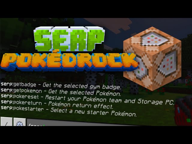 SERP Pokédrock (Pokémon Addon) guide || Commands v1