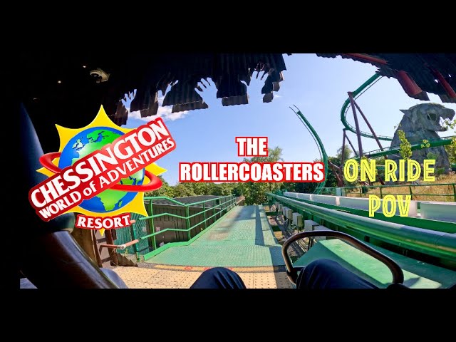 Chessington World of Adventures  ON RIDE POV - The Rollercoasters FRONT ROW Compilation