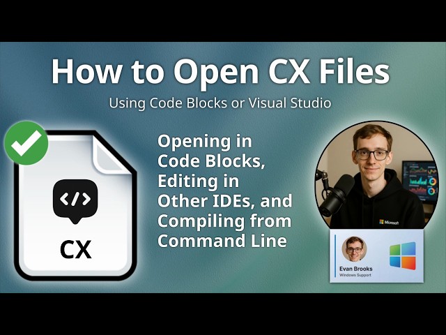 How to Open CX Files (Code Blocks C++ Source)