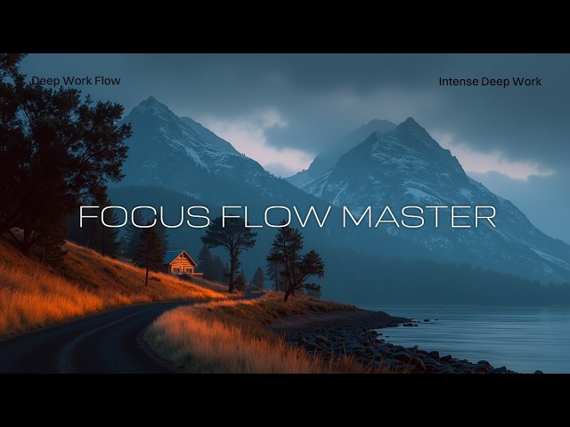 Deep focus music for studying | Atmospheric deep ambient for flow state and deep work time