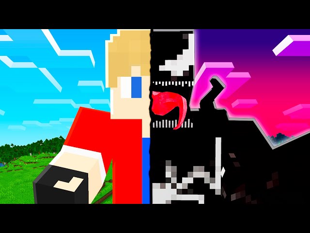 TRANSFORMATION into VENOM in Minecraft!