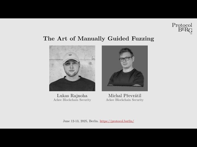 Protocol Berg v2: Lukas Rajnoha, Michal Převrátil - The Art of Manually Guided Fuzzing