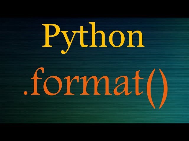 Python Tutorials - "{} {}" .format ("string_formatting_in_Python", 3)