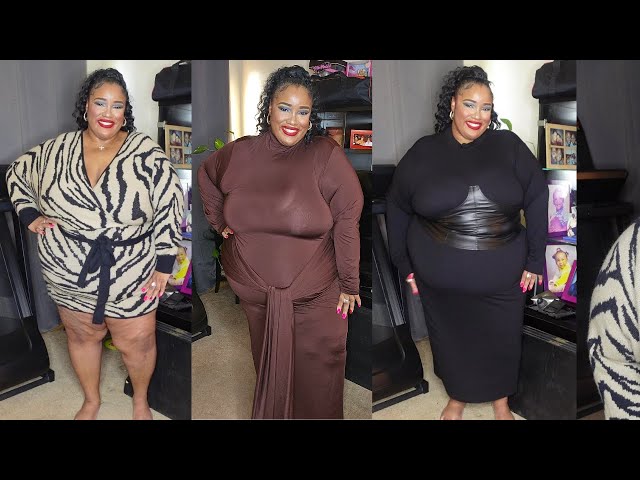 MICAS CURVE ELEGANT PLUS SIZE FASHION TRY ON HAUL CLOTHING REVIEW/ CURVE DRESSY STYLE DRESS FASHION