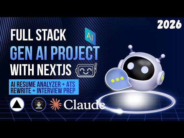 Build an Gen AI Resume Analyzer with Next.js, Node.js & Claude | Full Stack 2026