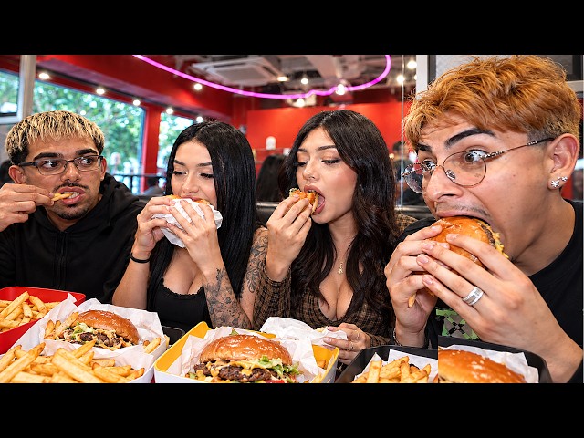 Zavala & Amanda Hamburger Mukbang ft. Yera & N3ON!
