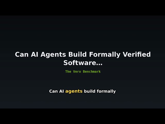 Can AI Agents Build Formally Verified Software Repositories?