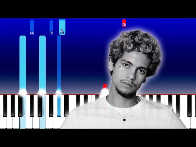 Dominic Fike - white keys (Piano Tutorial)