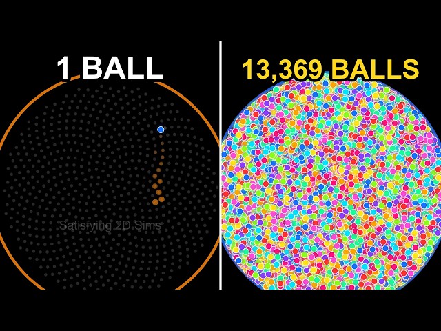 The Most Satisfying 2D Physics Simulations | 13 Simulation in 1 video