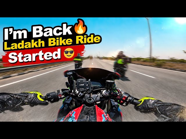 👿Ladakh bike ride started🔥￼| 😎￼Moto Vlog Day 1 Incident🥵| Aj Squad 🔥| TTF