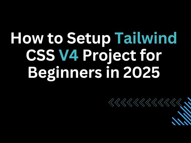 How to Set up Tailwind CSS  V4 4.0 | Install Tailwind CSS v4 in Vite React |TailwindCSS setup