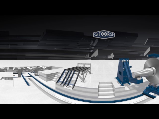 GEORG Cut-to-length line for aluminium 360°