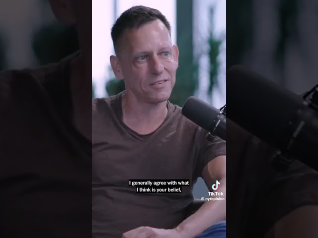 Peter Thiel on Transhumanism and the Future of Humanity