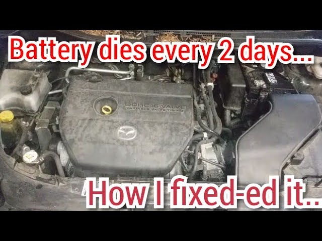Parasitic battery drain repair