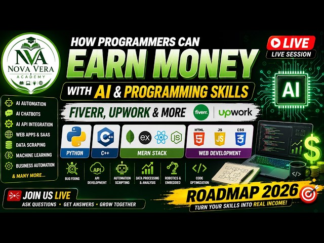 How Programmers Can Earn Money with AI, Python & MERN | Fiverr & Upwork Freelancing Roadmap 2026