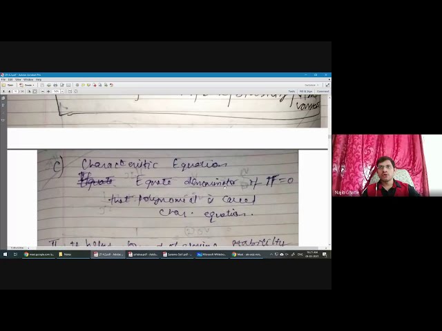 Transfer Function + Impulse Response (05th March 2021)