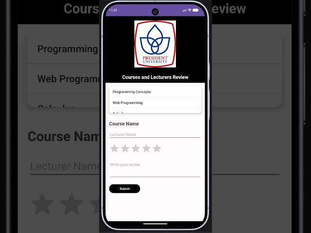 Mobile Apps Review Lecturer Demo | Android App with Firebase