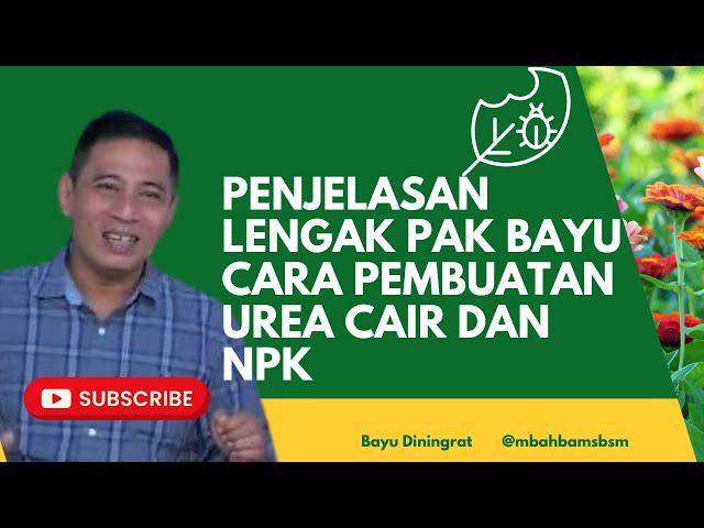 PENJELASAN  SECARA DETIL  PEMBUATAN PUPUK UREA CAIR & PUPUK HORTI