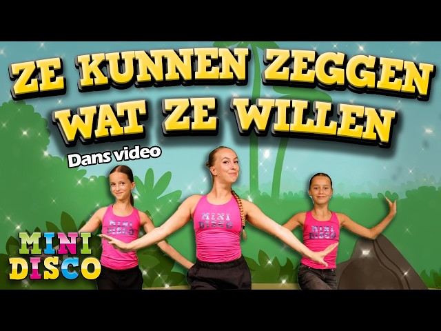 Ze Kunnen Zeggen Wat Ze Willen🗣️ | Dans video | Minidisco