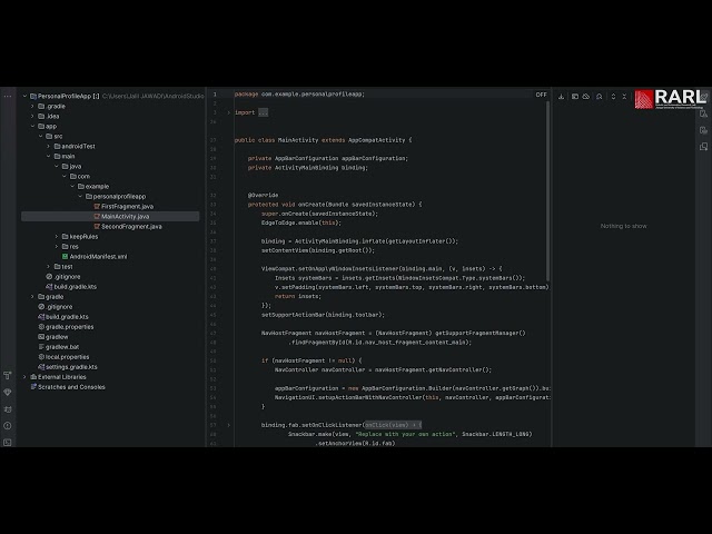Personal Profile App in Android Studio | Email, Call & Website Intent Tutorial [XML + Java]