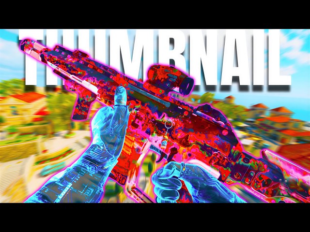 How to Make Clean and *EASY* Warzone Thumbnails 😍