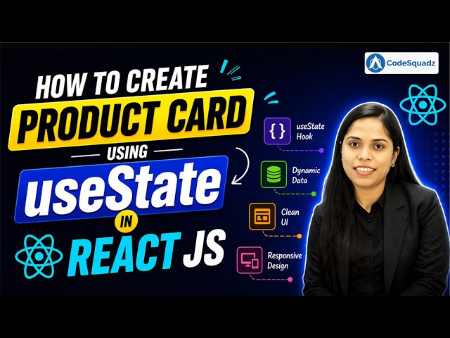 How to Create a Product Card Using useState in React JS | React JS For Beginners | COdeSquadz