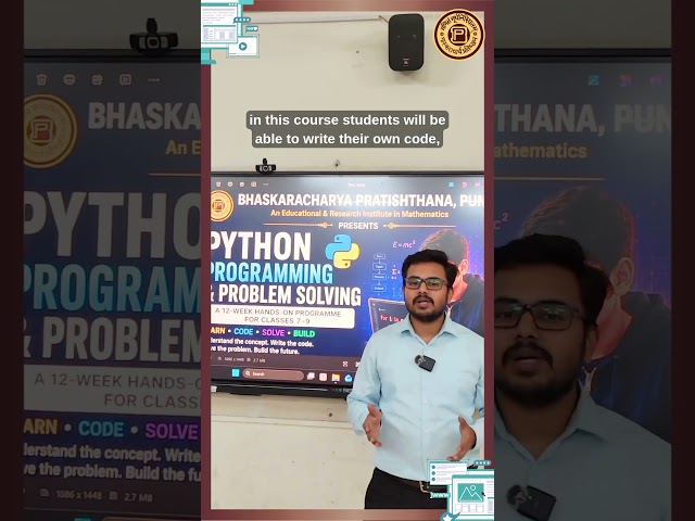 Code your way to logical brilliance! | Python Programming & Problem Solving course | BPRIM