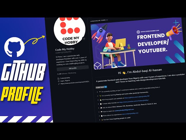 How To Create A GitHub Profile README (NEW) || Improve Your GitHub Profile(2022)
