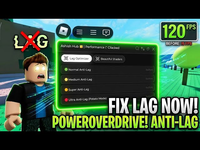 🚀 Roblox Ultimate Anti-Lag Script 2026 (120+ FPS Boost)