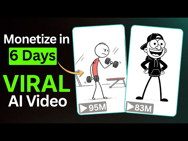 Create Viral Stickman Animation Videos Using AI for free ( Full Tutorial )