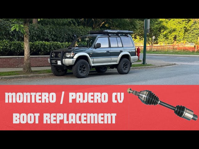 How to Replace the Left CV Boots on a 1994 Pajero / Montero (Step-By-Step DIY)
