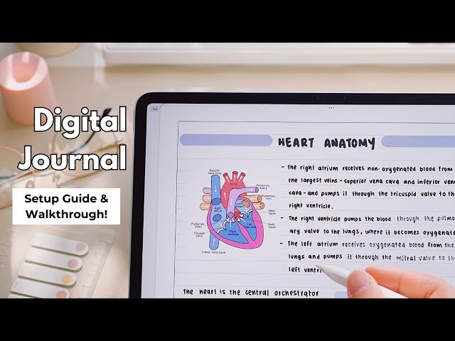 How to Set Up Your Digital Passion Journal Setup | iPad + Goodnotes Bullet Journaling Guide