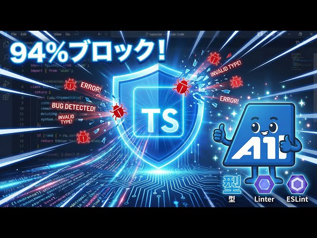 【GitHub調査】AIコードのエラー94%は型で防げる！TypeScript×AIコーディングツールが最強な理由