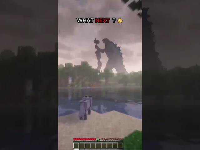 moment before godzilla ? ☠✔😂  #minecraft #gamingshorts #gamingcontent #minecraftentertainment #memes