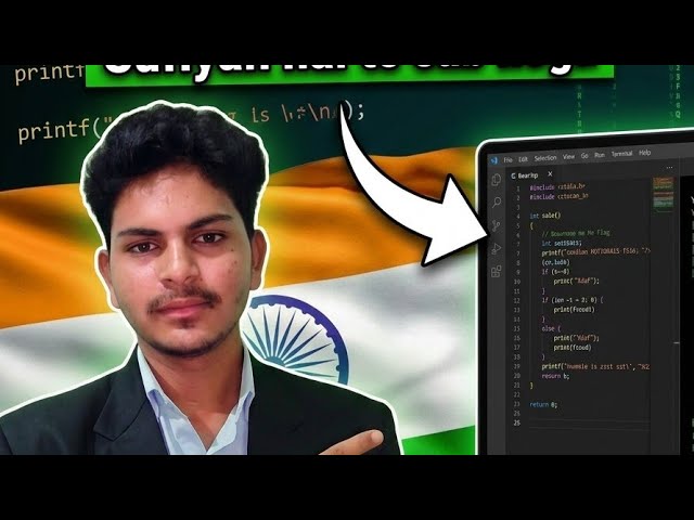 🇮🇳 Indian National Flag | Tiranga 🇮🇳 | Coding in C Programming