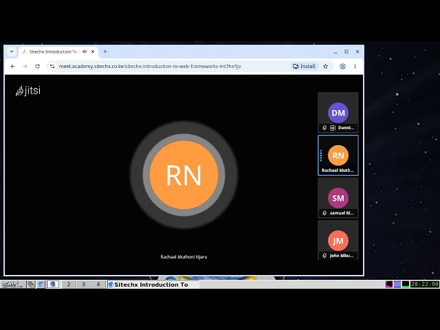 Introduction to Web Frameworks - Class Recording
