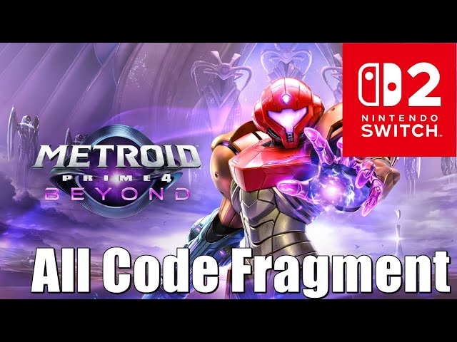 METROID PRIME 4 BEYOND - All Code Fragment ( How to open door Ice Belt )
