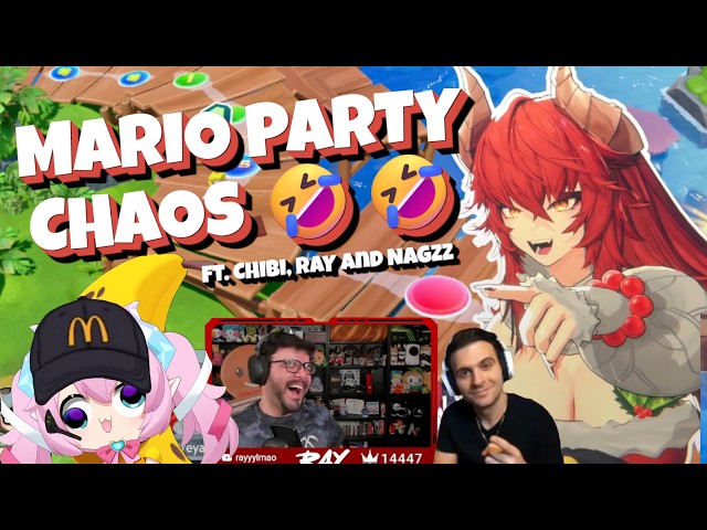 Zen Ray Chibidoki and Nagzz Mario Party Chaos Collab | Super Mario Party Jamboree 🤣🤣