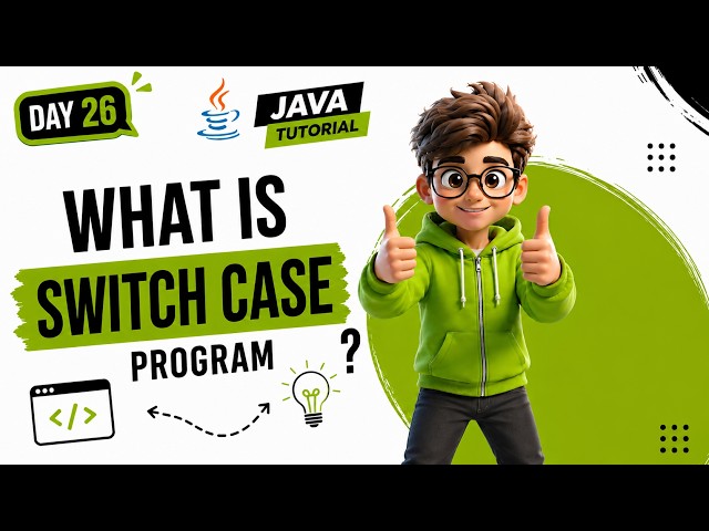 Java Switch Case Explained in Tamil | When & How to Use It | Day 26 |