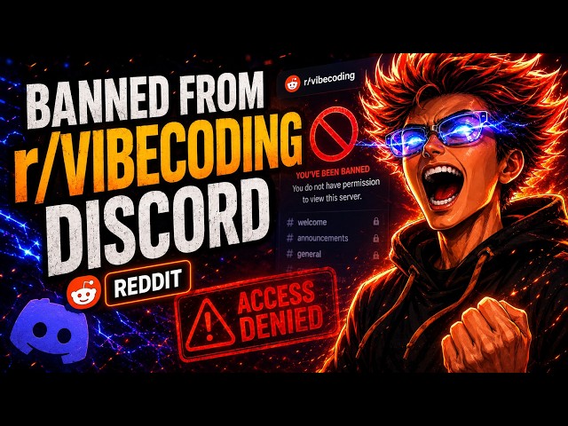 Banned from Reddit Vibecoding discord