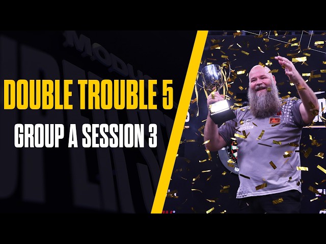 SEEING DOUBLE!?! 🎯🎯  | Live Darts |  Double Trouble  | Group A Session 3