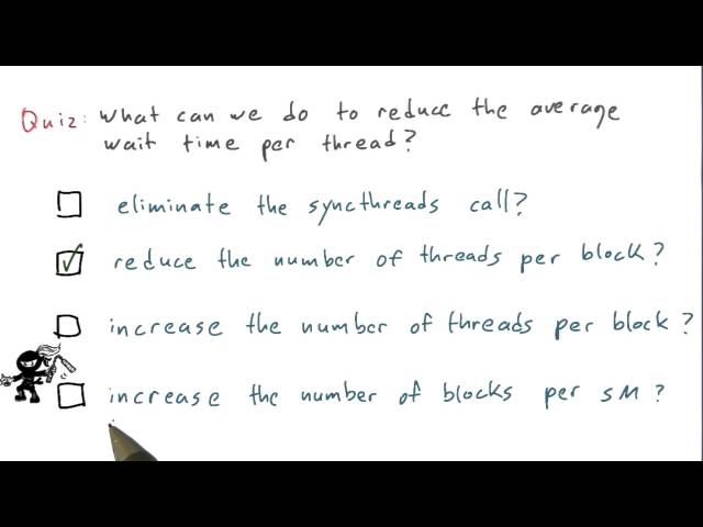Reducing Average Wait Time Per Thread - Intro to Parallel Programming