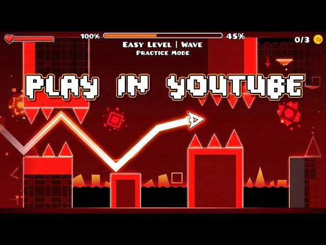 This Video IS A GAME | Geometry Dash Level inside YouTube! *Mobile & PC*