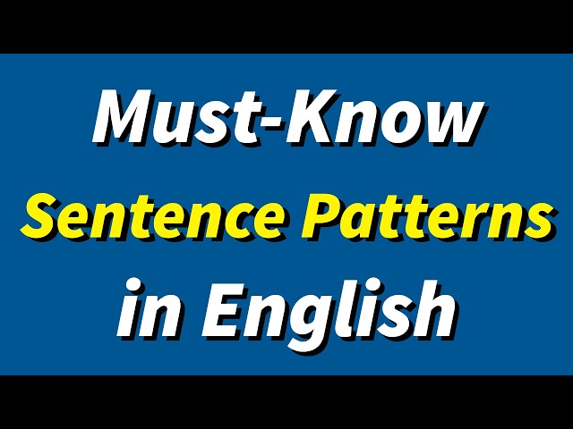 Master 1000 Must-Know English Sentence Patterns + Real-Life Examples | English Speaking Practice