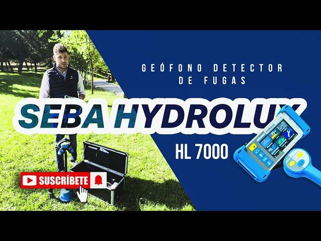 Detector de fugas mediante gas trazador Seba Hydrolux HL 7000 - TecnoLoc by MasQueFugas