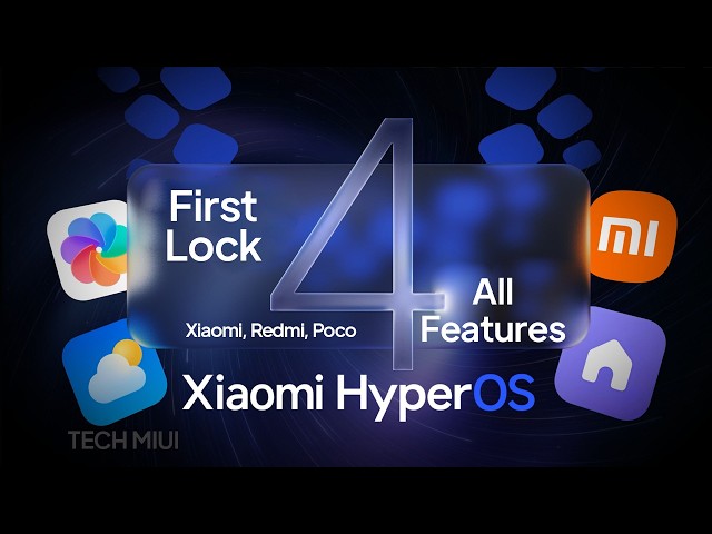 Xiaomi HyperOS 4 FIRST LOOK & Features REVIEW