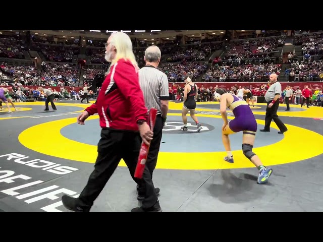 190 lbs D2 OH SF Presley Stewart, Eaton vs Gabe Miller, Canfield