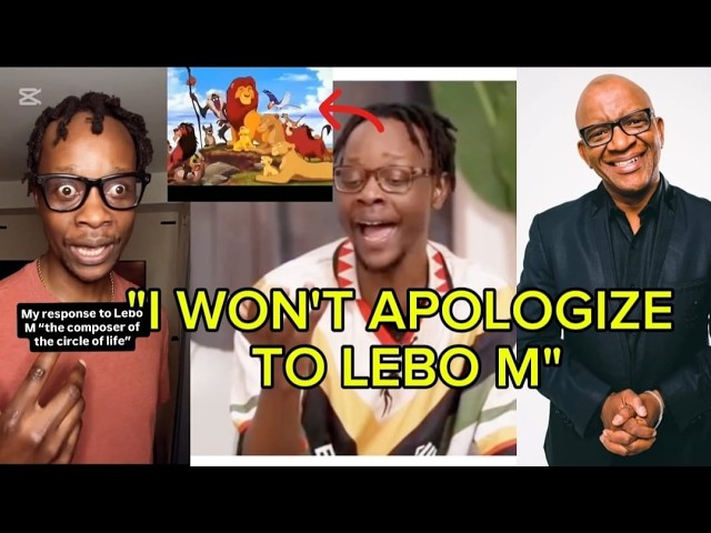 Lion King Composer Lebo M Fires Back at Comedian Learnmore Jonasi Over Viral Joke.