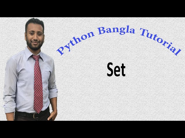 Python Tutorials 34: Sets
