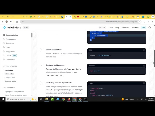 23 Tailwind CSS & Material Design